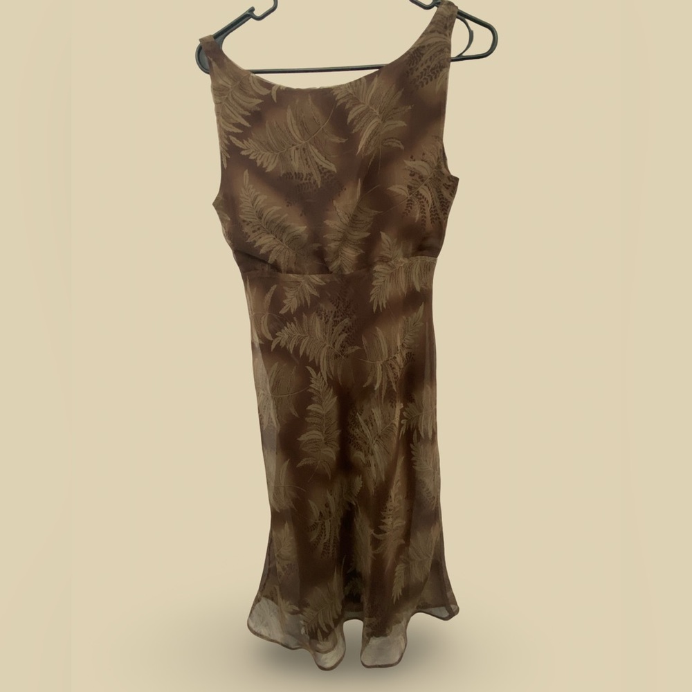 Max Studio Chocolate Fern Midi Dress - Picture 2 of 4